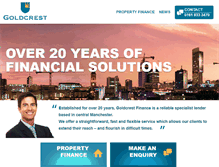Tablet Screenshot of goldcrestfinance.com